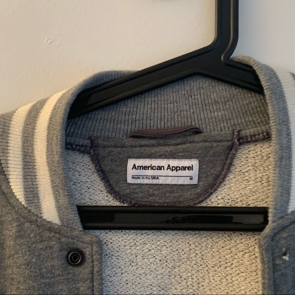 Oversized American apparel varsity jacket stadium baseball - Picture 2 of 5